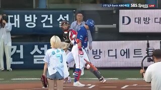 ㅇㅇㅎ???) 전소미 시구 영상