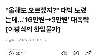 지금 망해간다는 한국 배 농가