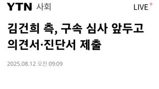 건희 법원에 우울증 진단서 제출