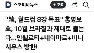 韓, 월드컵 8강 목표
