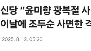 개혁신당 “윤미향 광복절 사면은 어린이날에 조두순 사면한 격”