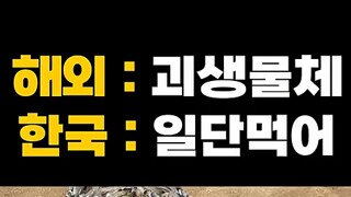 한국: 괴생명체라고? 일단 먹어봐.mp4