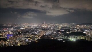 남한산성 서문전망대에서 본 서울야경~