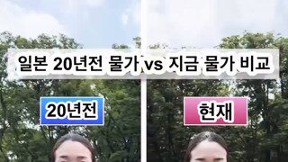 일본 20년전 물가 vs 지금 물가 비교
