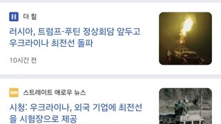 미러 정상회담 근황
