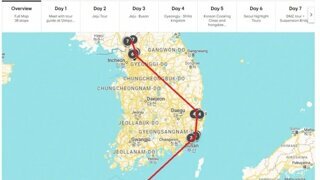외국인들의 실제 한국 패키지 여행 코스
