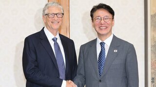 김민석 총리, 빌 게이츠 이사장과 오찬‥