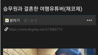 제가 11살 연하 채코 존예 승무원이랑 결혼한 썰 품 