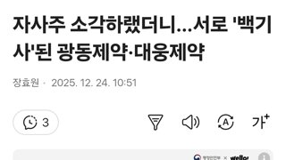 자사주 소각하랬더니…서로 '백기사'된 광동제약·대웅제약