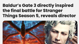 기묘한이야기 최종전투는 발더3에서 영감