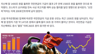 오천피 눈앞…국민연금 기금, 1500조 고지 넘었다