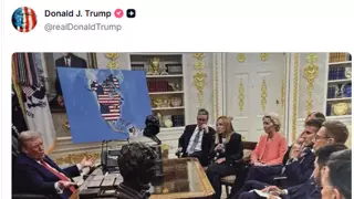 AI로 의심되는 트럼프 사진