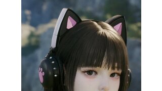 큐트캣헤드셋+데일리후드