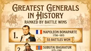 이긴 전투 수로 매긴 명장 순위