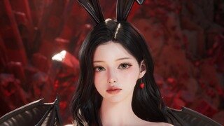 딸기 여신웨이브 (바니착샷)