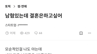 남혐있는데 결혼은하고싶어
