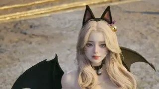 고양이 머리띠 수염 지존