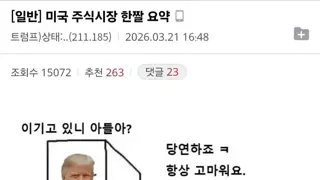미국 주식시장 한짤 요약
