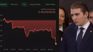 트럼프 리딩방, 막내아들의 수상한 행보