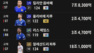 가격기재) 파투 양발음바페 등등 재밌는 카드 팔아요