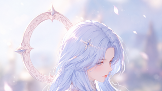 ai) 밝은 파스텔톤 로맨틱 아트