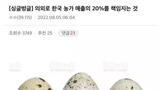 의외로 한국 농가 매출의 20%를 책임지는 것.jpg