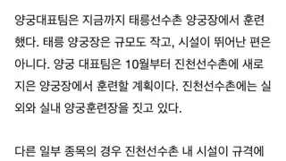 양궁협회가 욕 안먹는 이유