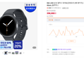 [온누리 20% 페이백]SM-L320 삼성 갤럭시 워치8 (강화유리 2매 패키지) 그라파이트, 40mm, 블루투스