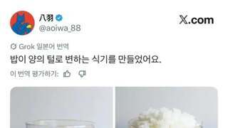 귀여운 밥그릇이 한국인이 쓰면