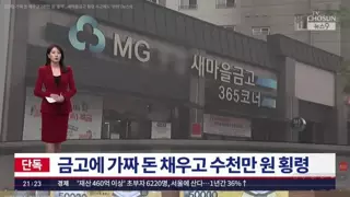 정부: 새마을 금고 는 안전 합니다