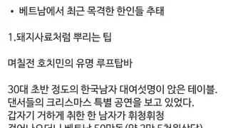 비엣남 현지 가이드가 폭로한 최근 비엣남 방문한 한국 남자들의 추태