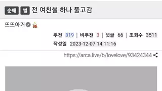 동물의 숲을 좋아하던 전 여친 썰