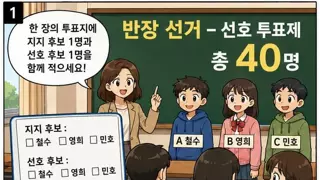선호투표제를 쉽게 알아보아요.