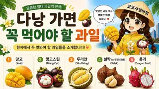다낭 차원달라 과일 Top10