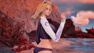 래쉬가드 염색했음