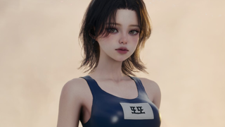 수영복 염색파츠