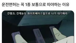 운전면허는 1종 보통으로 따야하는이유