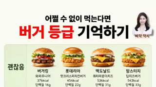햄버거 등급표