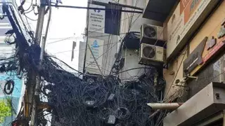 케이블 정리 지옥