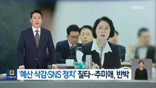 경기도 아닌 ‘추미애 국정감사’?…여야, ‘예산 삭감’·‘SNS 정치’ 질타